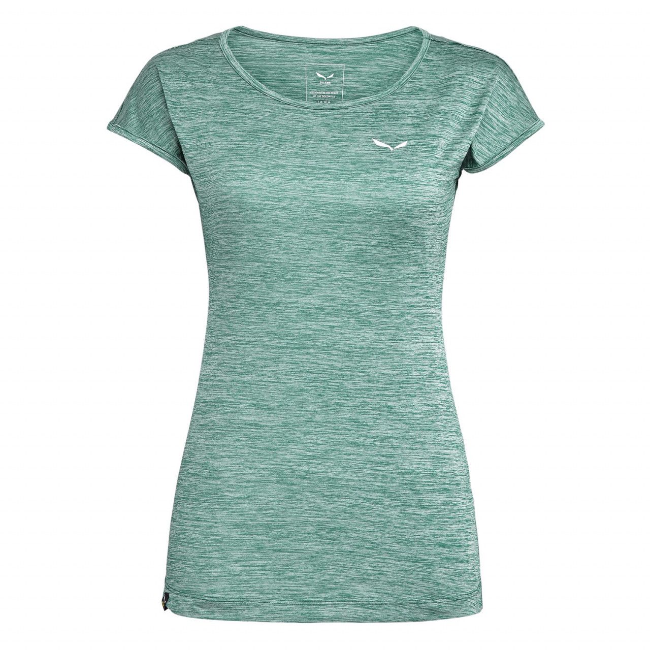 Salewa Puez Melange Dry Argentina - Camisetas Mujer - Verde - NQZD-72981